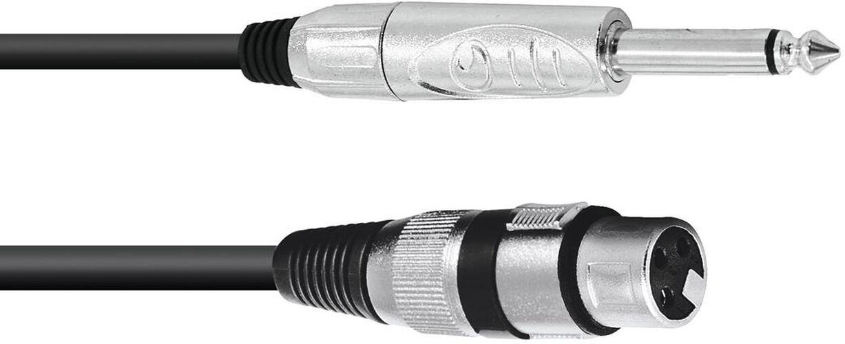 Omnitronic Adapterkabel Xlr(F)/klinke Mono 2m Sw