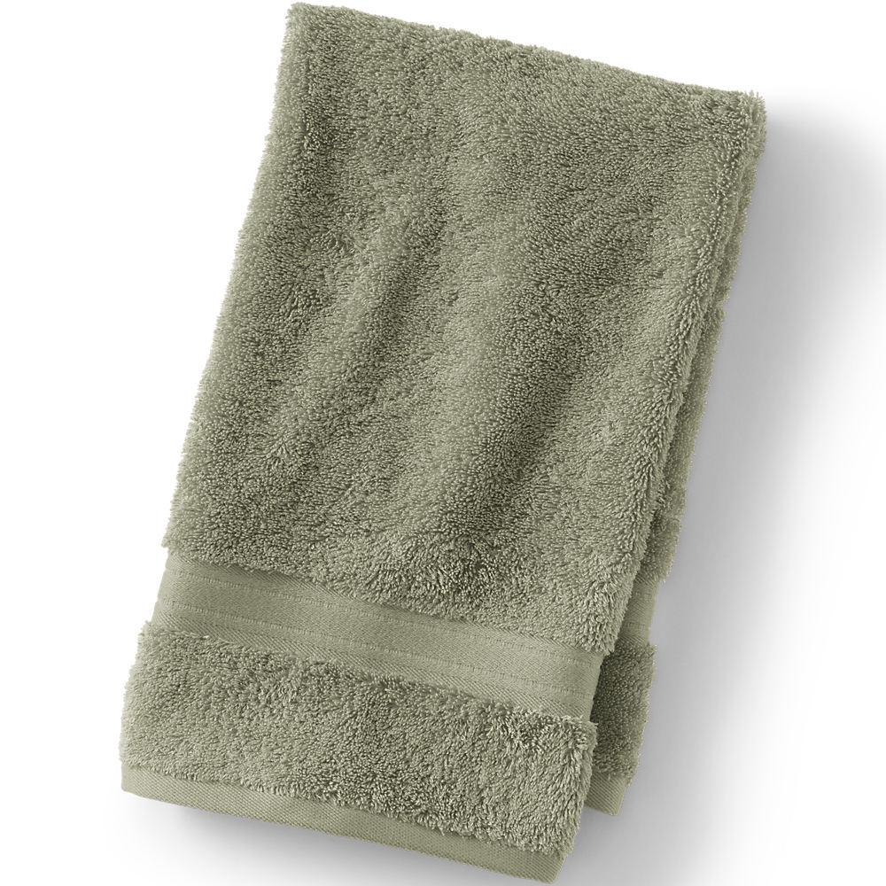Supima Handtuch, Herren, size: regular, Grün, Baumwolle, by Lands' End