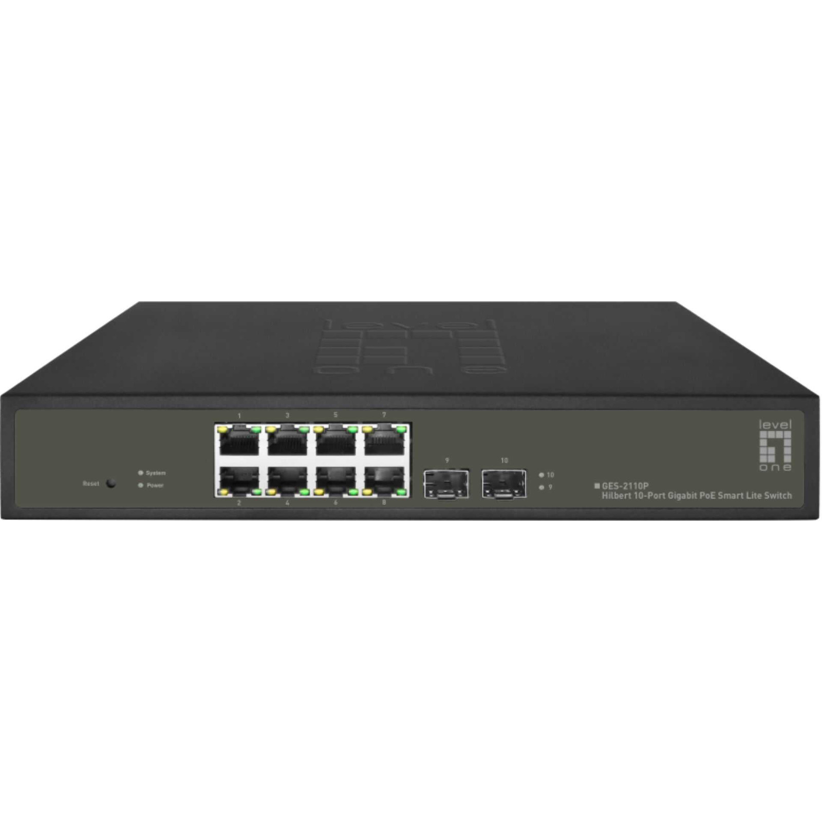 Level One GES-2110P 10-poorts Gigabit PoE-switch