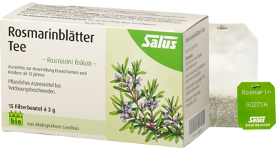 SALUS Pharma GmbH ROSMARINBLÄTTER Arzneitee Rosmarini folium Salus 15 St 07618677