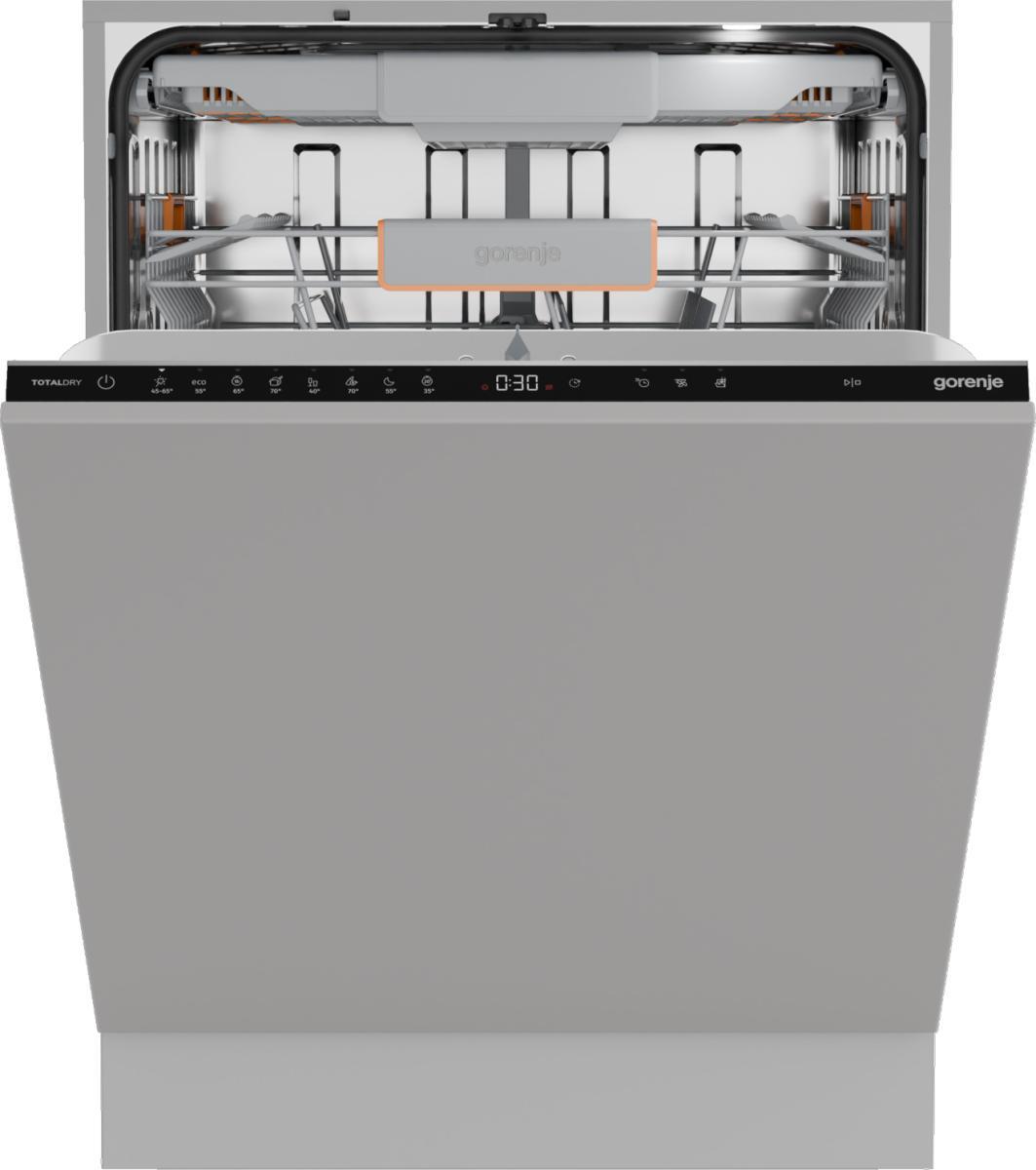 Gorenje G600 Vollintegrierbarer Geschirrspüler, 60 cm, Voll integriert, Standardgröße (60 cm), Touchsteuerung, Edelstahl, 16 Maßgedecke, B