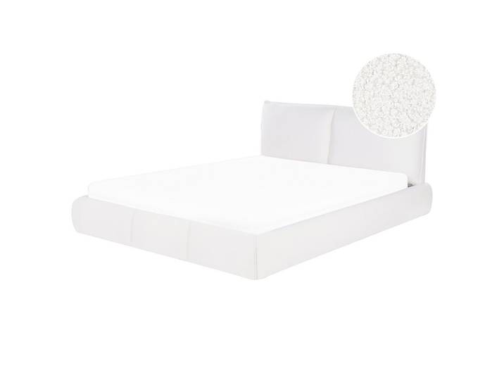 BETT mit Lattenrost 160/200 cm Weiß Vinay