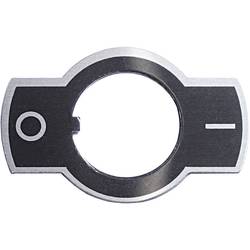 APEM U99 U99 Bezeichnungsschild Aufdruck-Motiv EIN/AUS Schwarz 1 St.