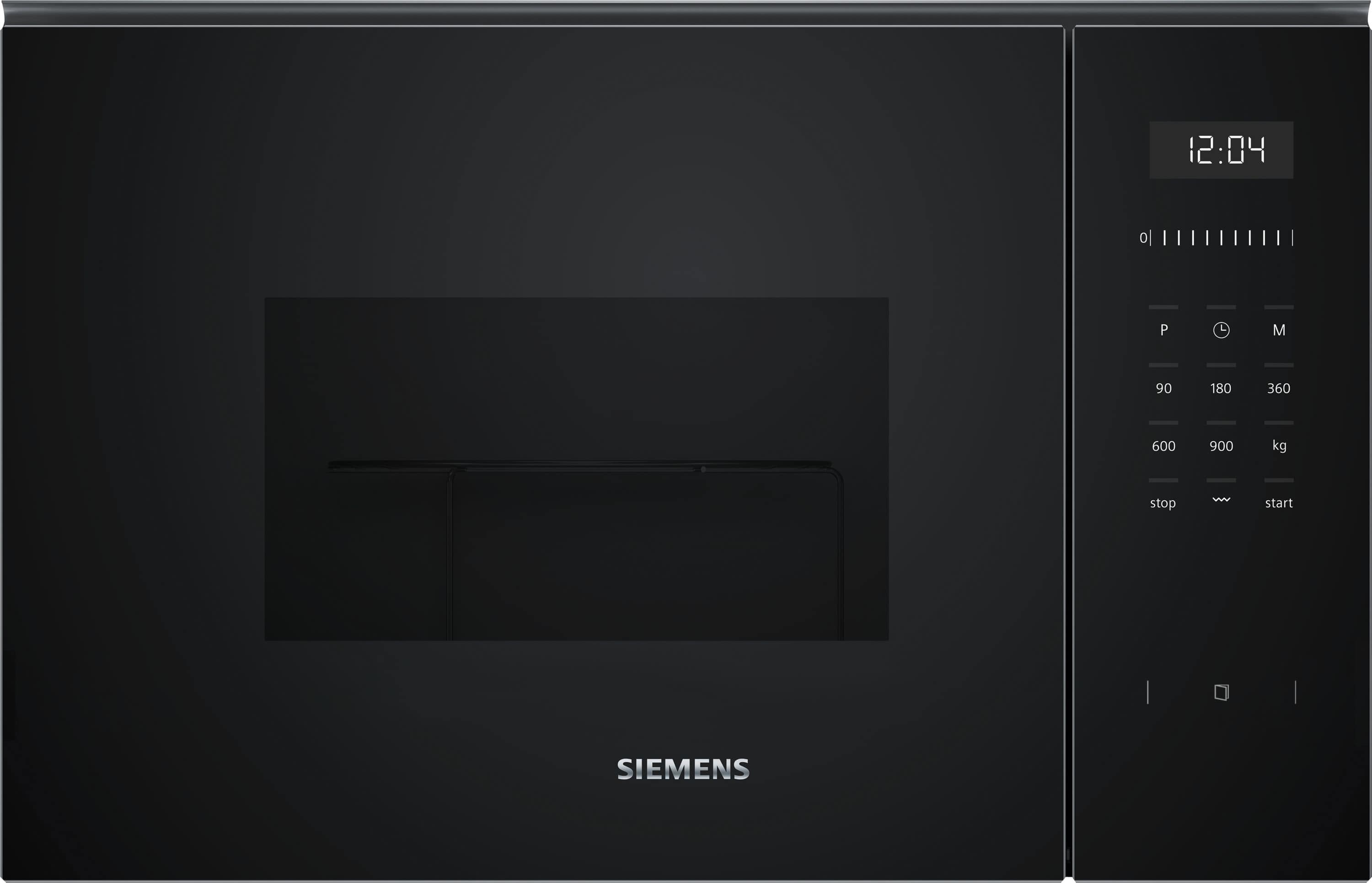 Siemens iQ500 BE555LMB1 Einbau-Mikrowelle 900 W Größe: mittel 5 Stufen Grill (Schwarz)