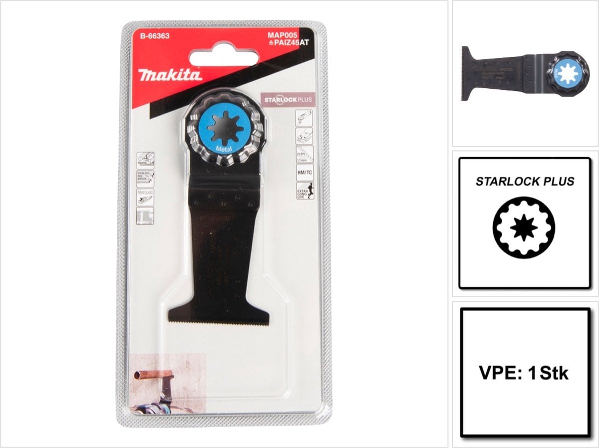 Makita B-66363 Starlock Plus Plunge MAP005 TC