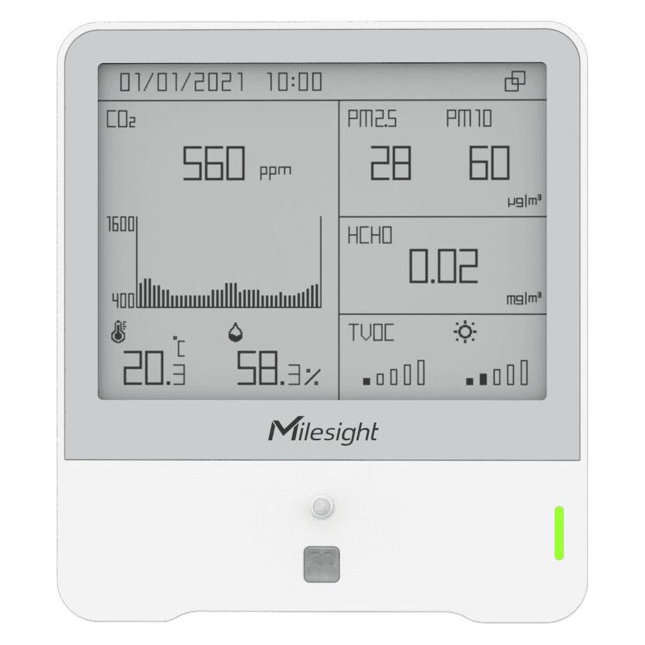 Milesight Indoor Ambience Monitoring Sensor, AM319-868M-HCHO (AM319-868M)