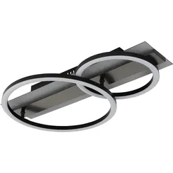 Deckenleuchte NORBERTO (LBH 48,20x30x8,80 cm) - schwarz - LBH 48,20x30x8,80 cm