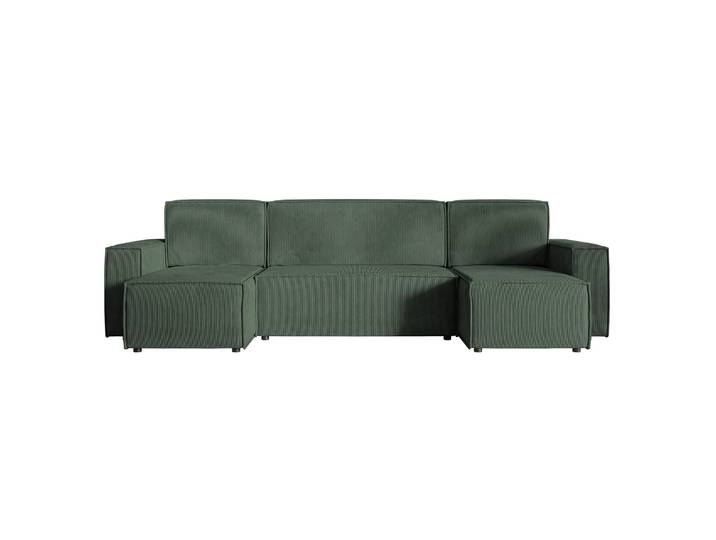 Ecksofa mit Schlaffunktion Copertino U-förmig mit Stauraum,