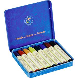 Stockmar Wachsmalstifte 31000, für Kleinkinder, wasserfest, 8 Stück