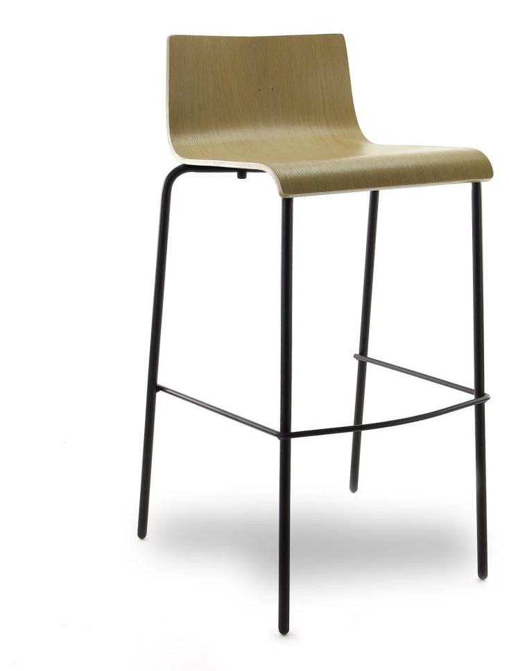 Workliving barkruk puur eiken blank Wilco