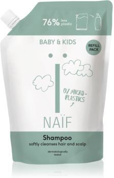 Naif Baby & Kids Shampoo champô nutritivo para bebés 0+ recarga de substituição 500 ml. Baby & Kids Shampoo