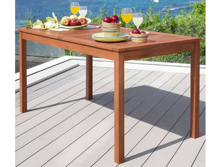 Gartentisch MERXX Montana , braun, B:80cm H:76cm T:150cm, Tische, Gartentisch