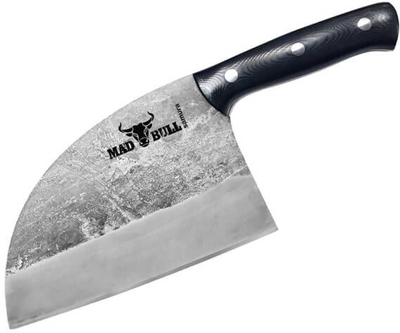 Samura Mad Bull 18cm Serbian Chef’s Knife with Black Handle