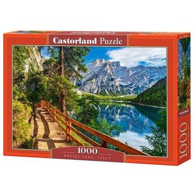 Castorland 1000 Piece Jigsaw Puzzle, Braies Lake, Italy, Landscape Puzzle of Italy with Mountains, Dolomites, South Tyrol, Adult Puzzle, Castorland
