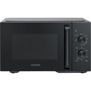 Severin Mikrowelle MW 7792, mit 1000 Watt Grill, 900 Watt, schwarz, mit Drehteller, Garraum 20 Liter