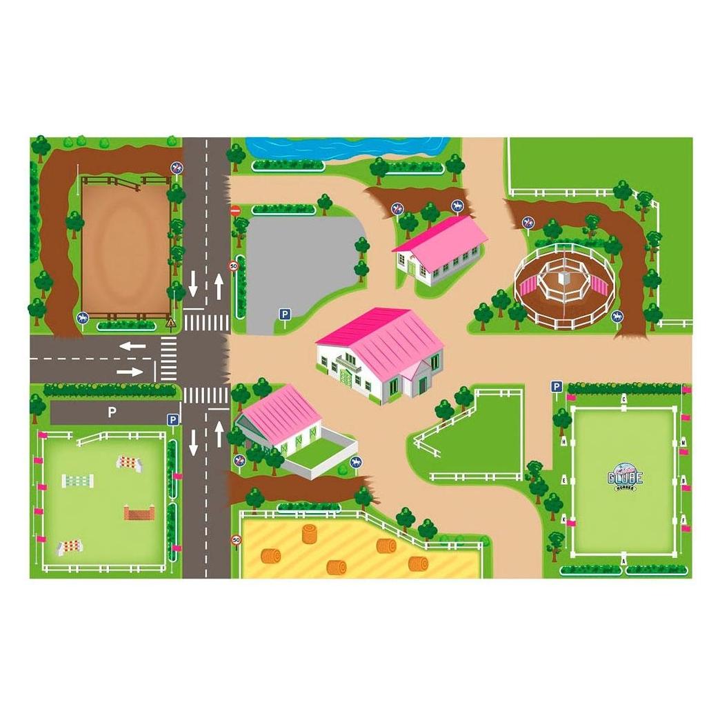 Kids Globe Spielteppich Reitschule (150 x 100 cm) (570348)
