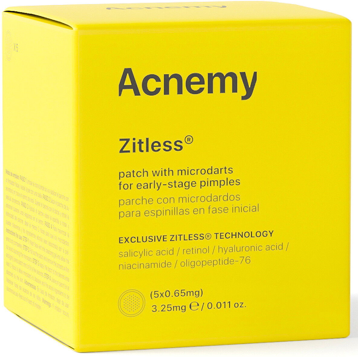 5 Stück Acnemy ZITLESS patches with microdarts