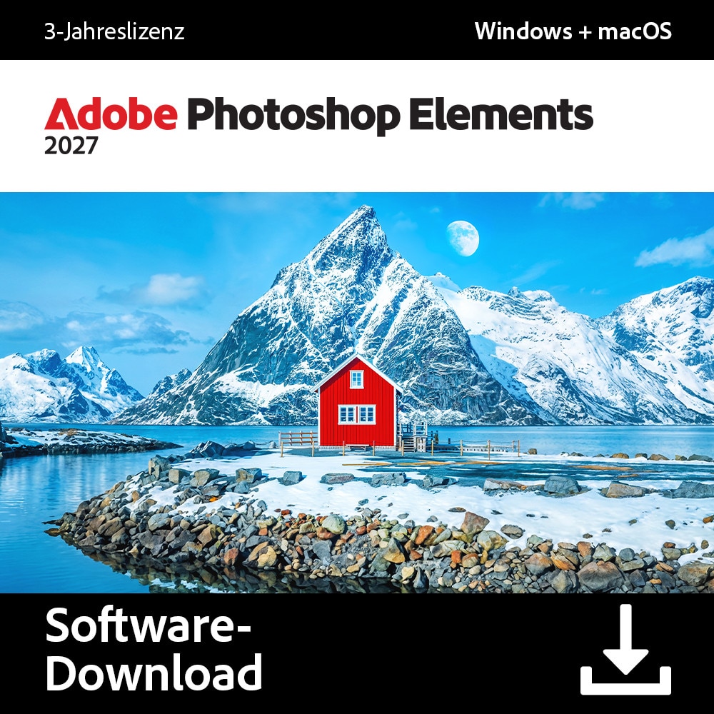 Adobe Photoshop Elements 2027 3 Jahre Downloadcode 30018260