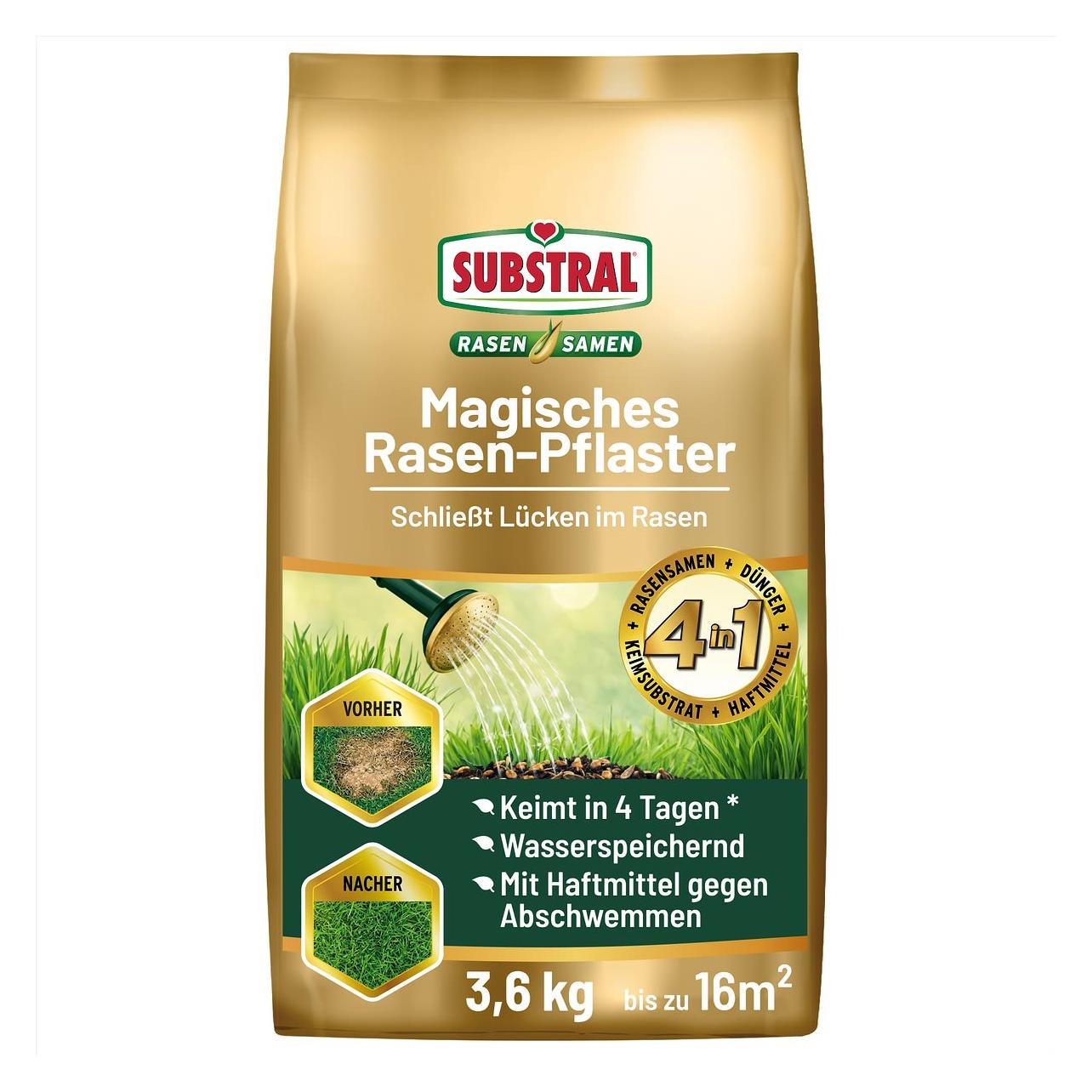 Substral Magisches Rasenpfl. NEU 3,6 kg (Rasensamen) (87661)