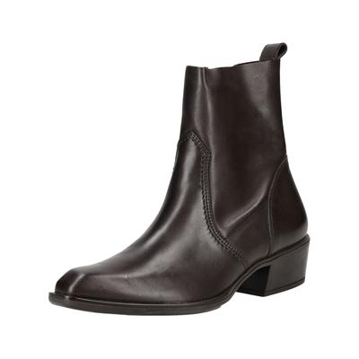 Stiefelette PAUL GREEN "Paul Green Stiefelette Glattleder", Damen, Gr. 40,5, braun (espresso), Glattleder, Schuhe Stiefelette