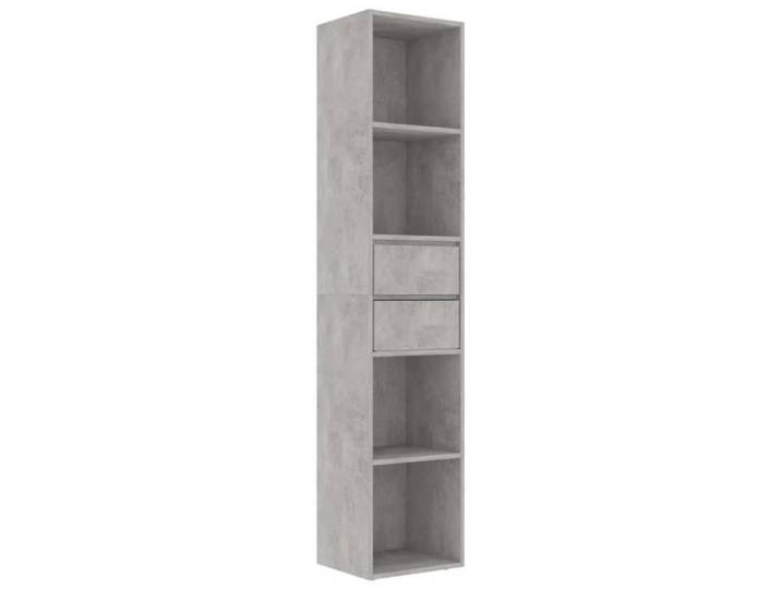 Bibliothèque Gris béton 36x30x171 cm Aggloméré
