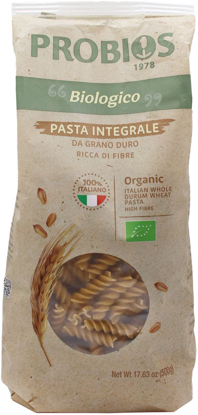 PROBIOS Fusilli Integrali Di Grano Duro 500 Grammi 