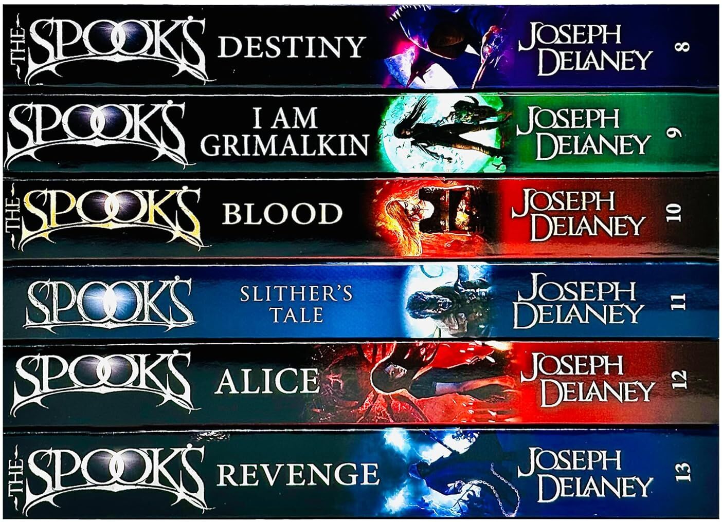 Red Fox The Spooks Books 8 - 13 Wardstone Chronicles Collection Set By Joseph Delaney