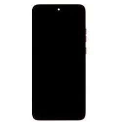 iLike Motorola Edge 50 Neo LCD-Display + Touch-Einheit + Vordercover Poinciana (Service-Paket) (Display, Motorola Edge 50 Neo), Mobilgerät Ersatzteile, Rosa
