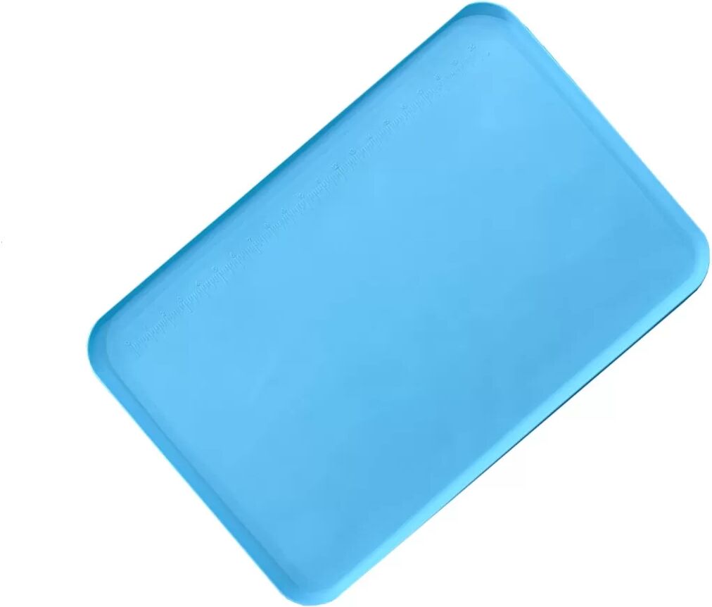 INF Faltbare Silikon-Malmatte – Abwaschbare & tragbare Kunstunterlage Blau