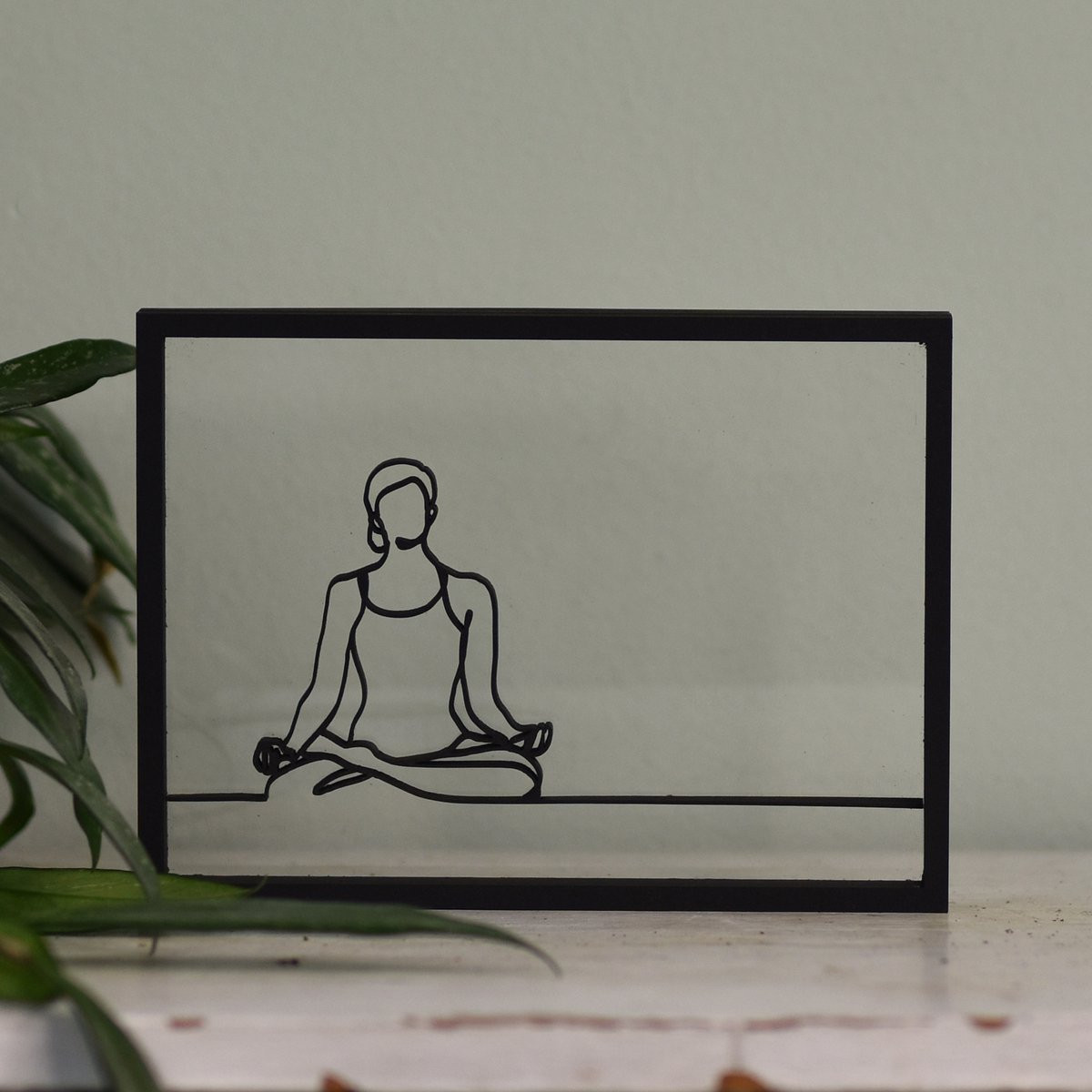 Inner Peace Houten Floating Frame Lijstje