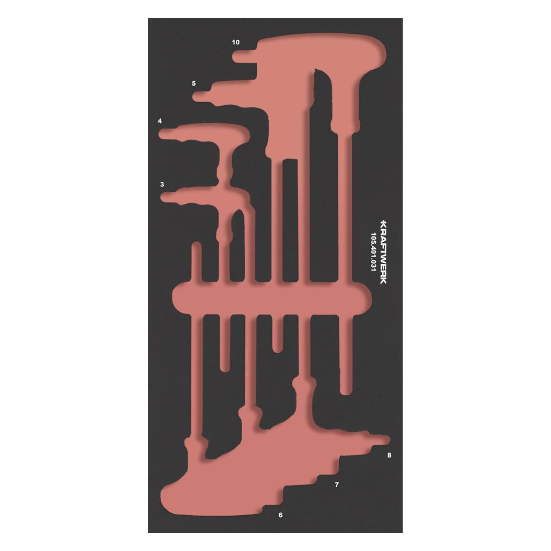 Kraftwerk Leere PRO LINE EVA Einlage Art. (105.998.031)