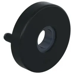 Hewi, Türgriff + Türgarnitur, Drückerrosette 305.21PBR D.21mm,Ed.matt,tiefschwz,KN+LN,TS38,1 rund (Türrosette)