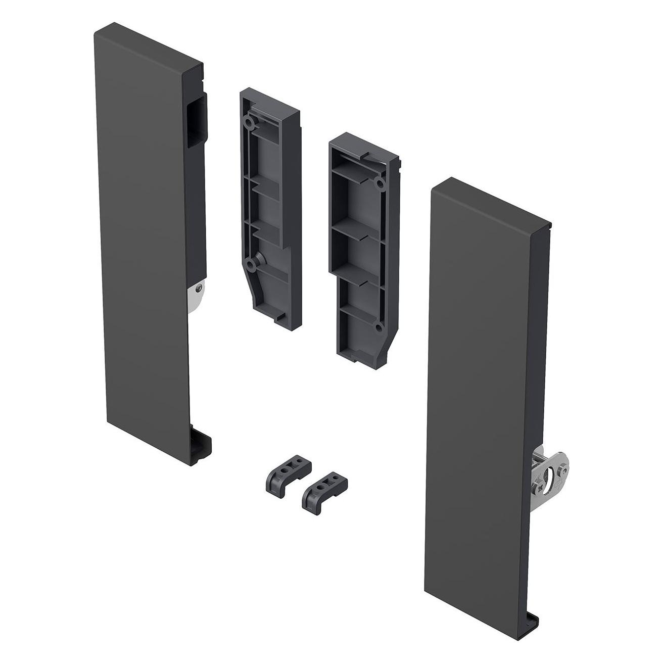 Hettich Verbinder für Front ArciTech, anthrazit (9140124)