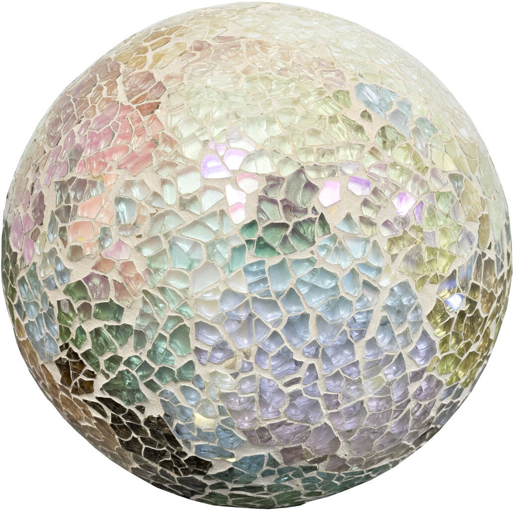 Home Essence Handmade Glass Abstract Figurine / Sculpture Decorative Object Pearl 10cm H x 10cm W