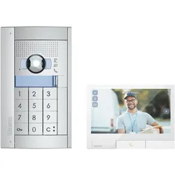 Bticino, Klingel + Türsprechanlage, VIDEOS. TÜRST+CODEL+CLASSE300X (CODE + C300X LIGHT) (Kabelgebunden, WLAN)