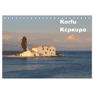 Korfu - Kerkira (Tischkalender 2027 DIN A5 quer), CALVENDO Monatskalender