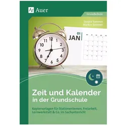 Zeit und Kalender in der Grundschule, Schulbücher von Sandra Sommer, Markus Sommer