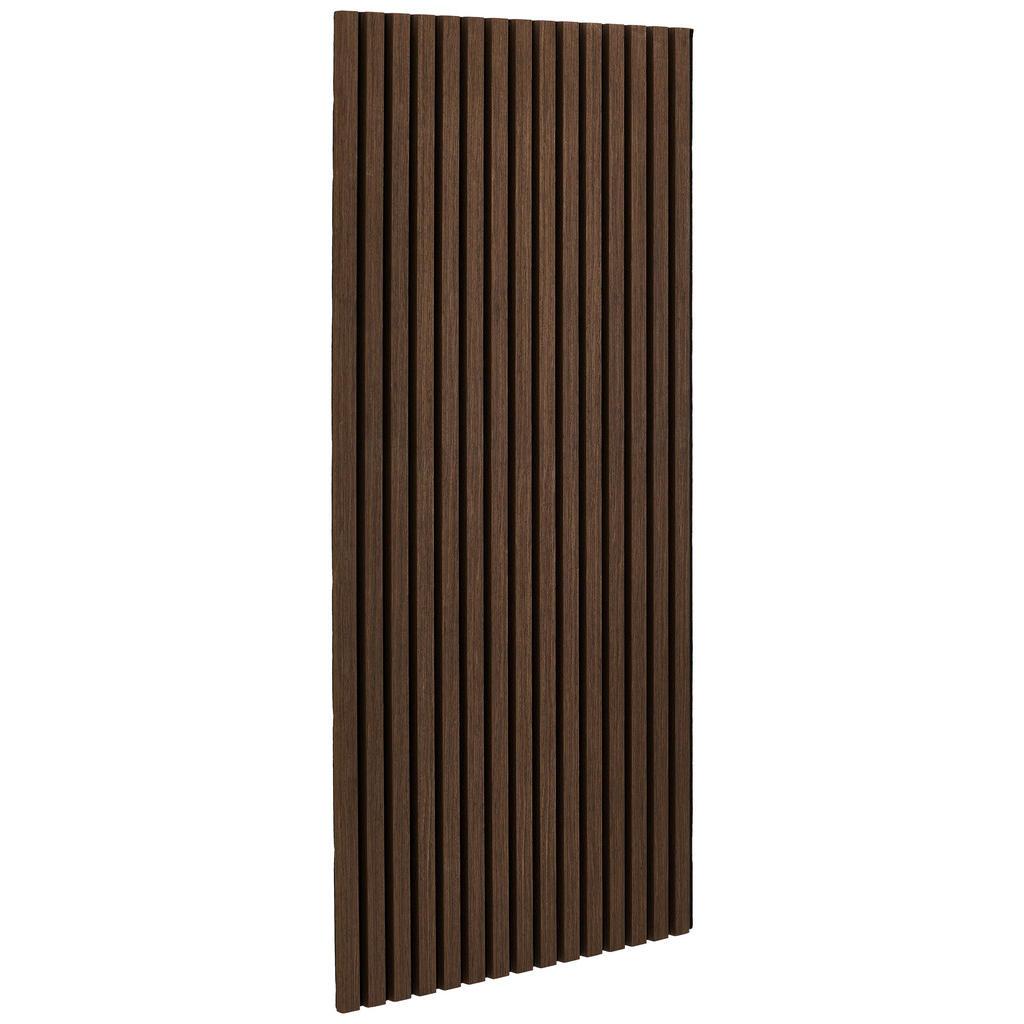 Boxxx Akustikpaneel , Grau, Schwarz , Holz, Kunststoff, Holzwerkstoff , Pappel, Abachi , furniert , 60x120x2.1 cm , Wandverkleidung, Akustikpaneele