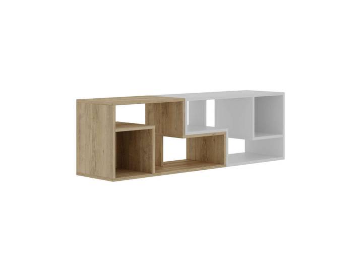 Habitat Garten Tv-Möbel glis weiss, Weiß, Holz, 35x44x145 cm, Wohnzimmer, TV Möbel, Lowboards, Lowboards stehend