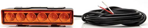 WAS Frontblitzer / Straßenräumer W117 898.1 12 V, 24V über Bordnetz Aufbau, Einbau, Schraubmontage Orange