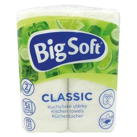 Big Soft Küchenrolle 2-lagig Classic 2x50 Blatt (2x) (52961800)
