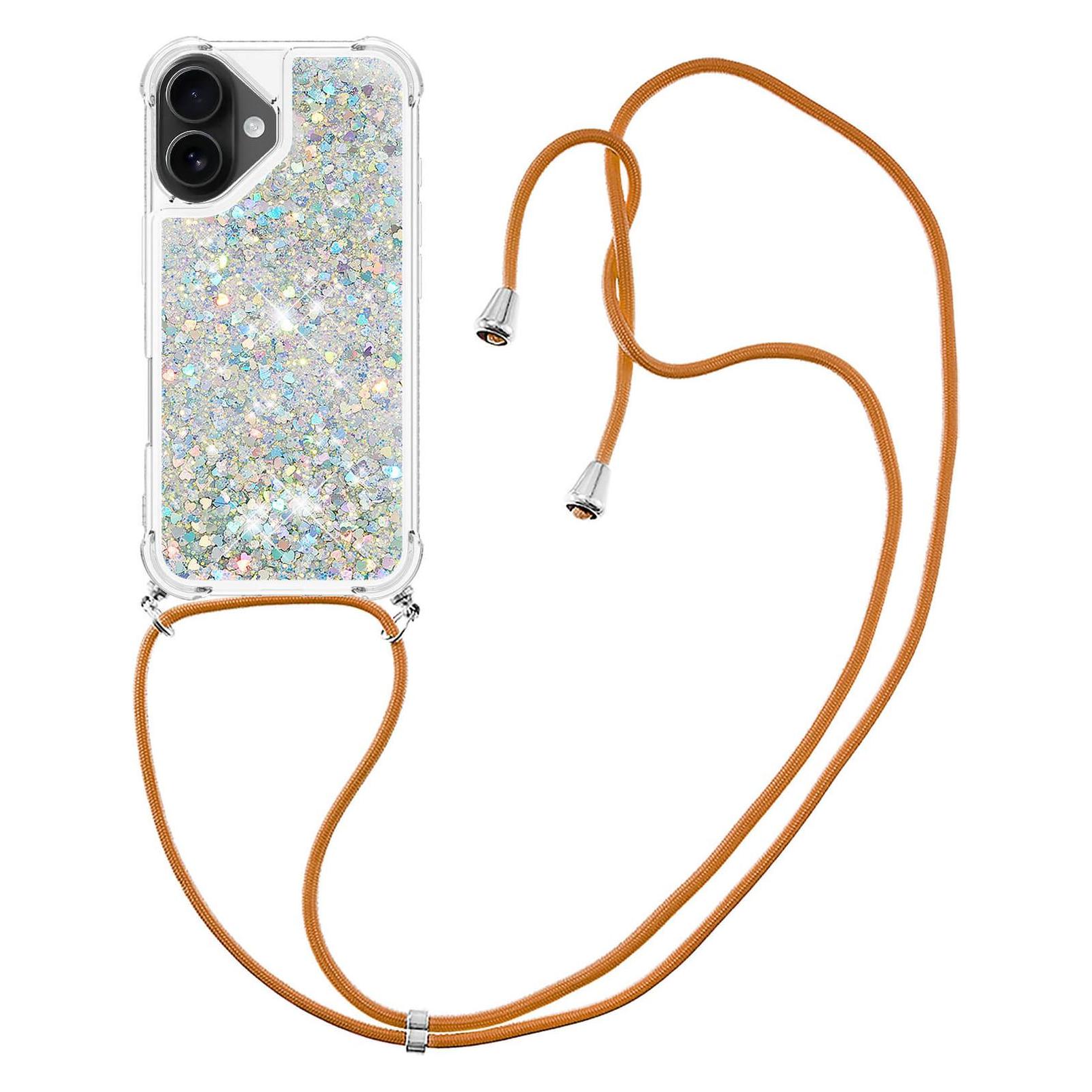 Cover-Discount iPhone 17 - Glitzer Hülle mit Kordel (Apple iPhone 17) (62883565)