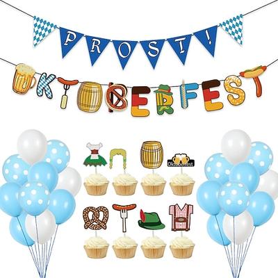 gewidmet oktoberfest party dekoration papier banner ziehen flagge wimpel ballon kuchen karte karte wunsch