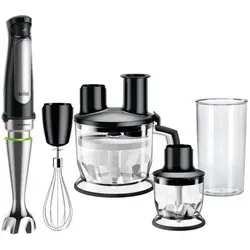 Braun MultiQuick 7 MQ7085, Stabmixer, Silber, Schwarz