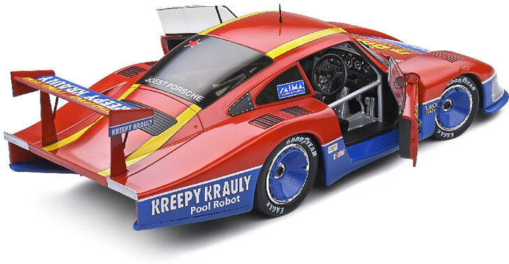 Miniature 1:18 Porsche 935 Mobydick rouge 30 G.Moretti/ S.Van Der Mawe 6H Mid Ohio 1983 - Solido