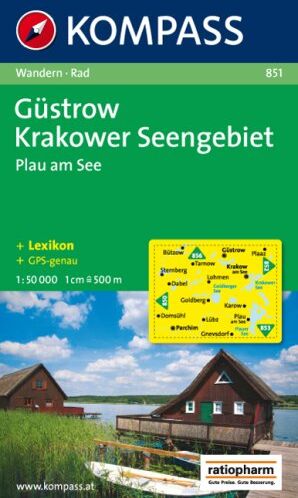 Güstrow - Krakower Seengebiet - Plau am See: Wanderkarte mit Radrouten und Kurzführer. GPS-genau. 1:50000 - Preis vom 11.10.2026 15:43:13 h