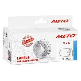 METO Etiketten für Preisauszeichner, 26 x 16 mm, weiss geeignet für Classic M, 2-zeilig (9517185)
