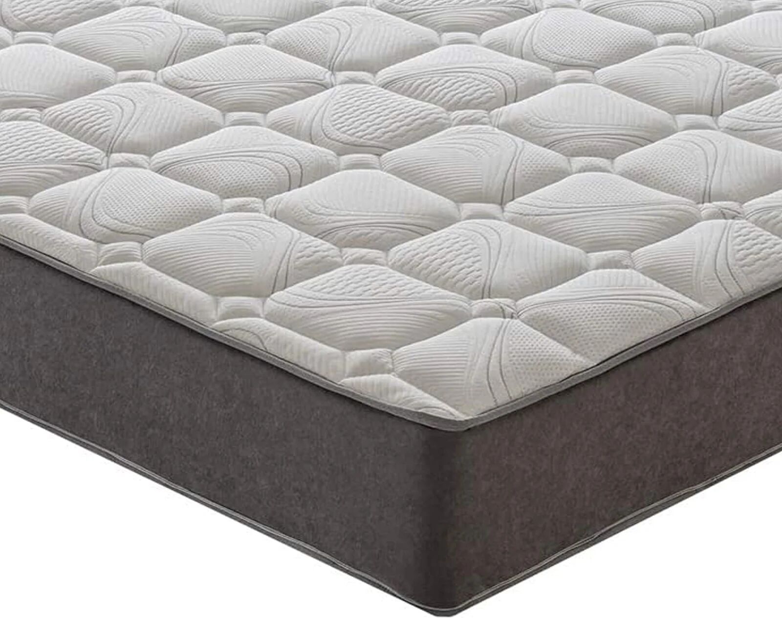 garneroarredamenti Materasso 140x200cm alla francese memory traspirante con molle Perla