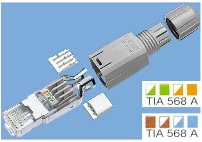 Reichle&De-Massari; FM45 Jeu de connecteurs s/u RJ45 312231 (312231)