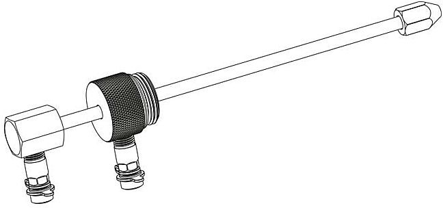 Heimeier Heimeier Messspindel 9790-01.890 20mm, Messing vernickelt, zur Differenzdruckmessung